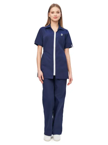 Костюм ГЛОРИЯ 2 женский с БР (т.синий/белый) женские медицинские
