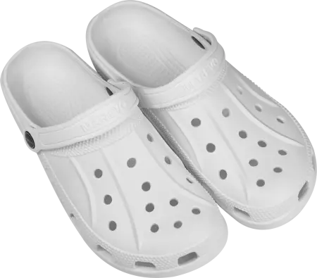 Туфли ЭВА с перфорацией с ремешком (белый)