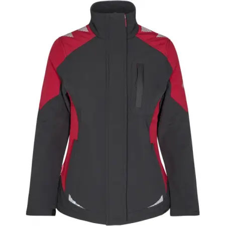 Куртка ENGEL GALAXY 8815-229 женская софтшелл (серый/красный)