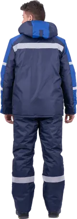 Куртка РОУД зимняя (т.синий/васильковый)