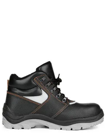 Ботинки РЕСУРС ПУ/ТПУ шерст.мех с МП (черный)