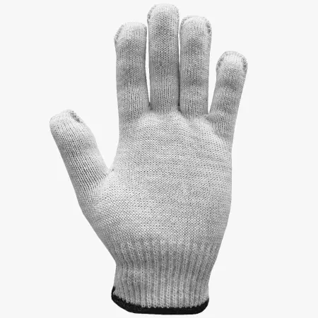 Перчатки СТАНДАРТ рабочие Х/Б c машинным оверлоком (белый)