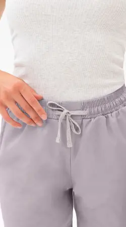 Костюм САНДРА женский с БР (серый/розовый) женские медицинские