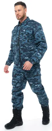 Костюм ОХРАННИК с БР (кмф цифра серый)