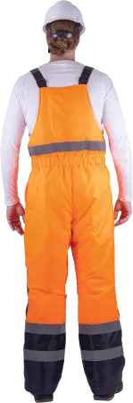 Костюм БРАЙТ зимний с ПК (оранжевый/синий)