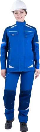 Куртка ТУРБО SAFETY женская (василек/синий)