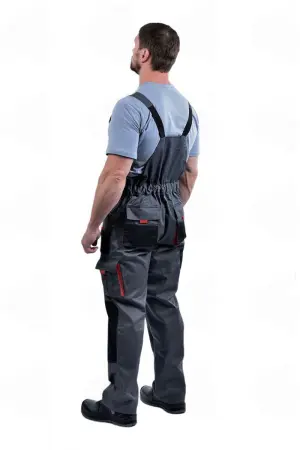 Полукомбинезон ХАМЕРТОН (серый/черный/красный) Полукомбинезон ХАМЕРТОН (серый/черный/красный)