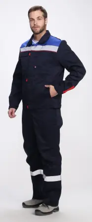 Костюм ФЛОФТ-2 СОП с ПК (т.синий/васильковый)