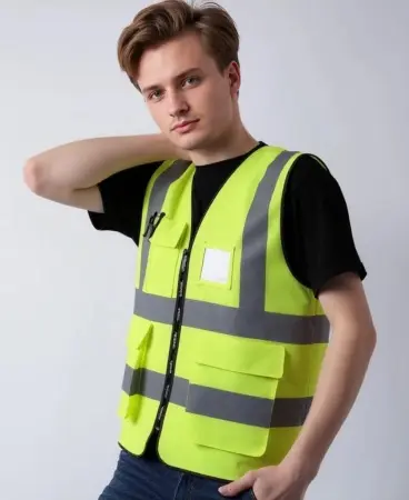 Жилет сигнальный на застежке-молнии FORT W C375(6) QBA-S