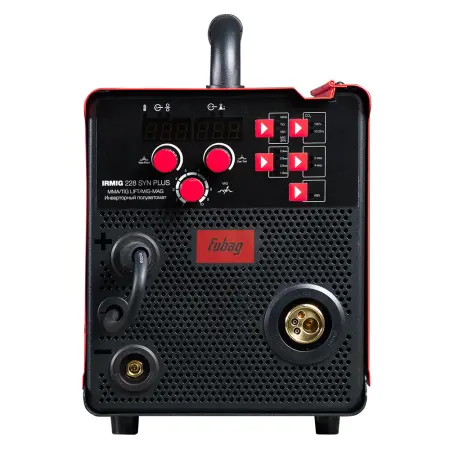 Полуавтомат FUBAG IRMIG 228 SYN PLUS+маска ХАМЕЛЕОН IR 9-13N S+сварочные краги FWGN 10R