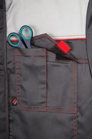 Куртка ФАВОРИТ NEW зимняя (т.серый/серый)