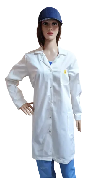 Халат DOKA-ХА женский антистатический (белый)