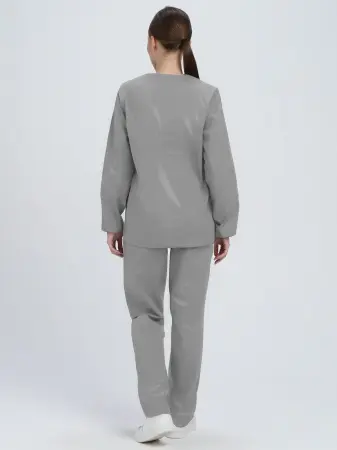 Костюм ХАССП-БАЗА женский с БР (серый)