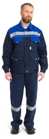 Костюм НОВА с СОП с ПК (т.синий/василёк) Костюм НОВА с СОП с ПК (т.синий/василёк)