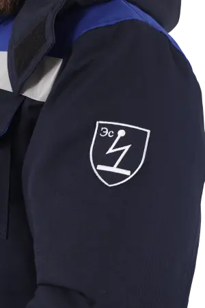 Костюм АНТИСТАТ зимний с ПК (т.синий/василёк)