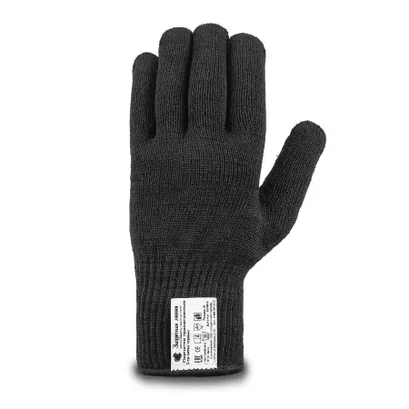Перчатки ЛЮКС рабочие трикотажные 6-нитей (черный)