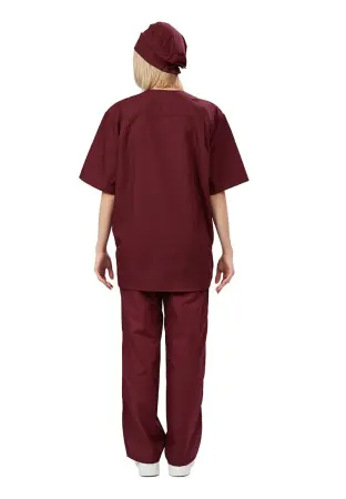 Костюм Хирургический универсальный (бордовый) женские медицинские