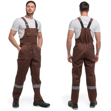 Костюм ОПТИМАЛ СОП с ПК (коричневый/бежевый)