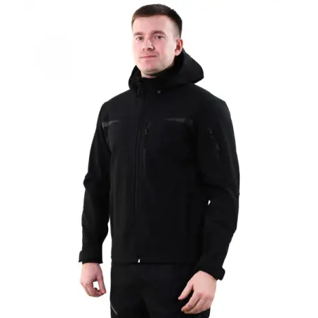 Куртка BRODEKS софтшелл KS 207 (черный)