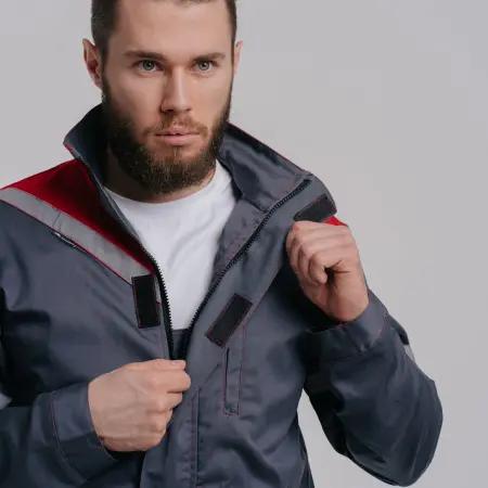 Костюм ГИДРА-2 с ПК (т.серый/красный)