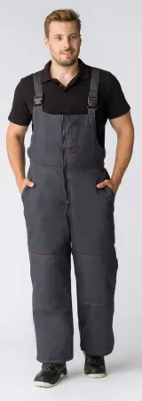 Полукомбинезон ФЛОФТ зимний (т.серый) Полукомбинезон ФЛОФТ зимний (т.серый)