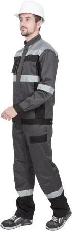 Костюм ГРАНИТ НЕО с ПК (серый/черный) Костюм ГРАНИТ НЕО с ПК (серый/черный)