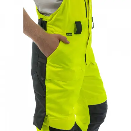Полукомбинезон BRODEKS KW 406 зимний (желтый/черный)