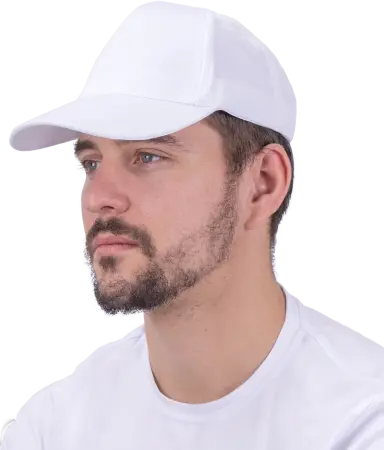 Бейсболка (белый)