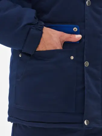 Костюм СИБЕР-ПРЕМИУМ СОП IMP зимний с ПК (т.синий/васильковый)