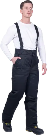 Брюки ЗАЩИТА зимние (чёрный)