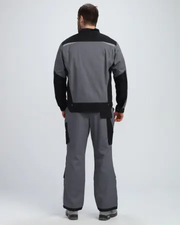 Куртка МИЛАН NEW CH МВО (т.серый/черный)