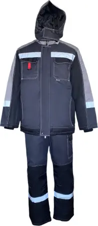 Костюм ЮКОН-МЕМБРАНА с ПК зимний (серый)