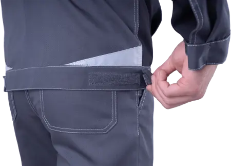 Куртка ТУРБО SAFETY (серый/т.серый)