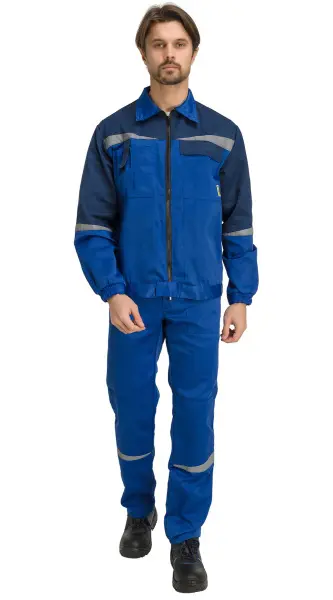 Костюм RONTA KS591 с ПК (т.синий/василек) Костюм RONTA KS591 с ПК (т.синий/василек)