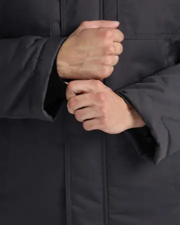 Костюм ХОВАРД зимний с ПК (т.серый/черный/лимонный)