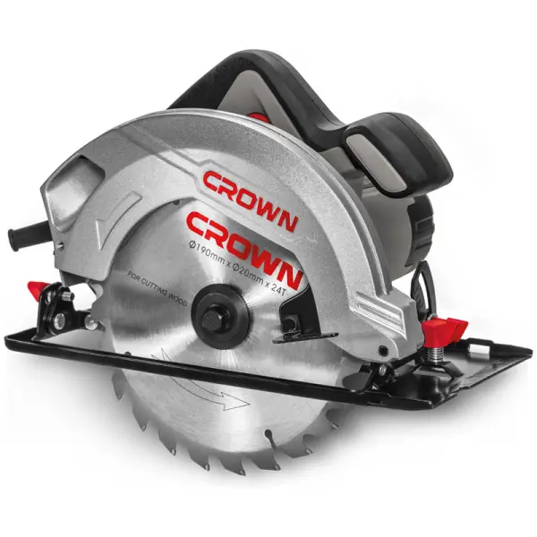 Дисковая пила CROWN CT15199-190 1200Вт 5500об/мин 190мм Дисковая пила CROWN CT15199-190 1200Вт 5500об/мин 190мм