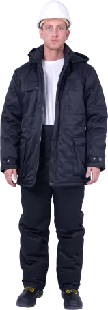 Куртка ЗАЩИТА зимняя (черный)