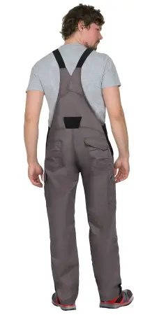 Полукомбинезон СИРИУС-ЦИТРИН (серый/черный)