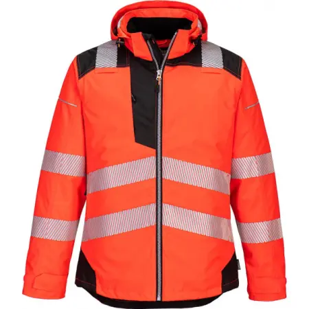 Куртка PORTWEST T400 зимняя (красный/черный)