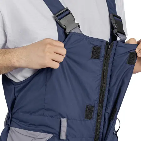 Костюм ФРЕЙЗЕР с ПК утепленный (т.синий/серый)