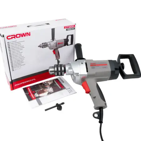 Дрель безударная CROWN CT10010 1050Вт 3-16мм