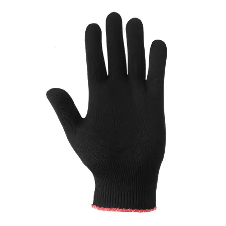 Перчатки нейлоновые тонкие 3-нити 13 класс (черный)