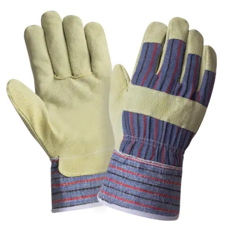 Перчатки комбинированные спилковые