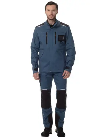 Костюм ПАЛЕРМО с БР (серый/черный)