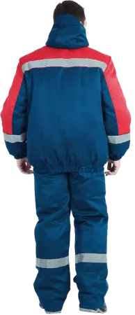 Костюм БАЙКАЛ зимний с ПК (т.синий/красный)