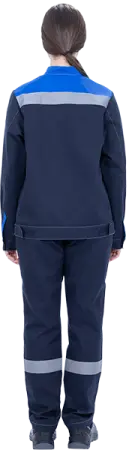 Костюм РАЦИОНАЛИЗАТОР женский с БР (синий/василек)