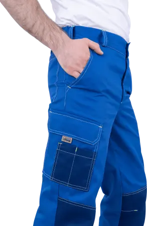 Брюки ТУРБО SAFETY (василек/синий)