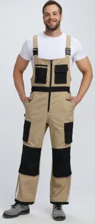 Полукомбинезон МИЛАН СН (бежевый/черный)