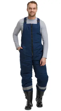 Костюм RONTA KS242 зимний с ПК (т.синий/васильковый)