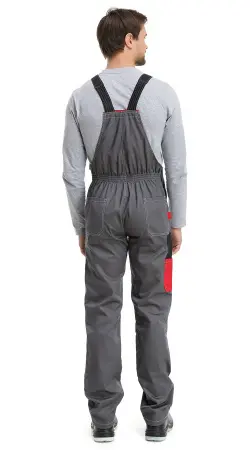 Костюм RONTA KS212 с ПК (т.серый/красный/черный)